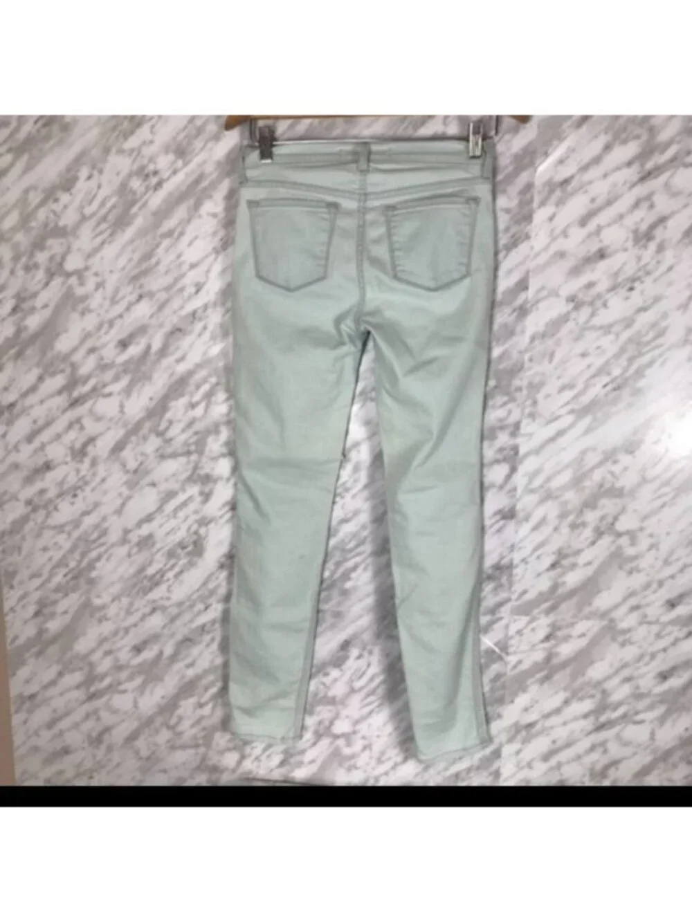 J Brand Allegra Skinny Jeans in Nirvana Sky Blue -Mid-Rise